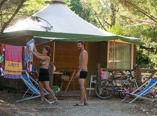 Отель Camping Les Reflets Du Quercy Crayssac Экстерьер фото